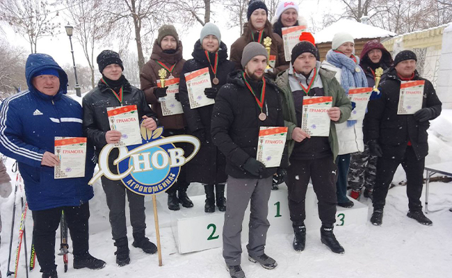 Команда ОАО «Грицкевичи» — победитель чемпионата по лыжным гонкам Несвижского района